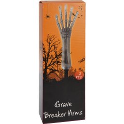 Glow-in-the-dark Skelettarm med Markspjut, 29 cm