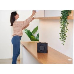 BLACK+DECKER Keramisk värmefläkt 1500W, svart