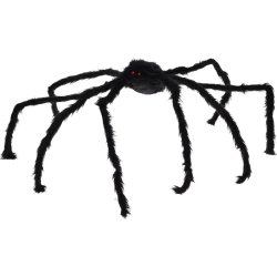 Stor Halloween spindel, svart, 150 cm