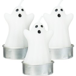 Spökljus, 3 st., paraffin