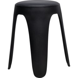 Octopus pall i plast, svart