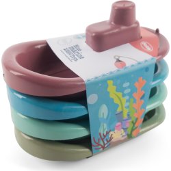 Dantoy Blue Marine Toys båtset, 4 st.