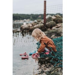 Dantoy Blue Marine Toys båtset, 4 st.
