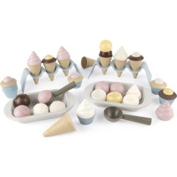 Dantoy BIO cupcake- och glasset, 54 delar