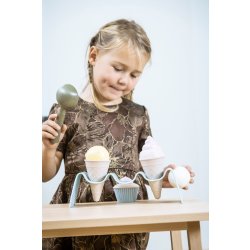 Dantoy BIO cupcake- och glasset, 54 delar
