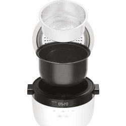 Instant - riskokare & ångkokare 2,8 L, 600 W, vit