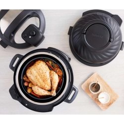 Instant Pot Duo Crisp 8+ 11-i-1 Airfryer, rostfri.
