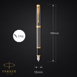 Parker IM Grey GT reservoarpenna | F