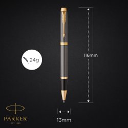 Parker IM Grey GT Rollerball penna | F