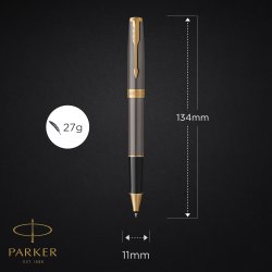 Parker Sonnet Grey GT Rollerball penna | F