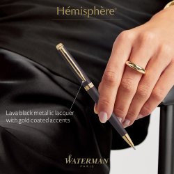 Waterman Hemisphere Lava Black Kulspetspenna | M