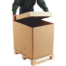 Pallcontainer | Botten med spår | 1180x780x700 mm
