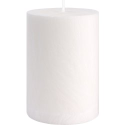 Blockljus, Shea-stearin, 6,7x10 cm, Vit