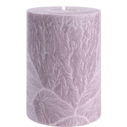 Blockljus, Shea-stearin, 6,7x10 cm, Lavendel