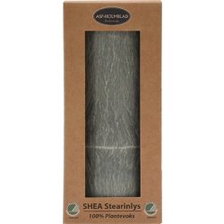 Blockljus, Shea-stearin, 6,7x15 cm, Grön