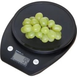Maul 1646090 elektronisk köksvåg, 5 kg, svart