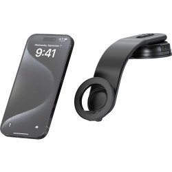 Avant flexibel mobilhållare med sugpropp, svart