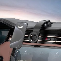Avant flexibel mobilhållare med sugpropp, svart