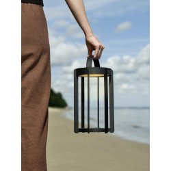 Zone Firefly LED-lykta, Ø19 x H30 cm, svart
