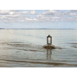 Zone Firefly LED-lykta, Ø19 x H30 cm, svart