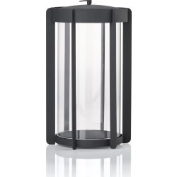 Zone Firefly Lykta, med glas, H35 cm, svart stål