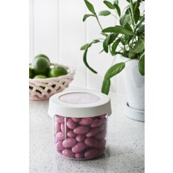 Förvaringslåda Vision med skruvlock, rund, 0,75 L
