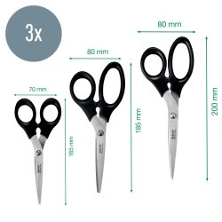 Leitz Saxar | Set med 3 storlekar