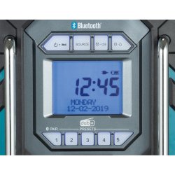 Makita Arbetsradio m/bluetooth och DAB+, 10,8-18V