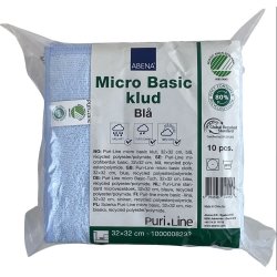 Mikrofibertrasa 32 x 32 cm Blå