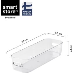 Compact Clear förvaringslåda Slim, 1,3 L