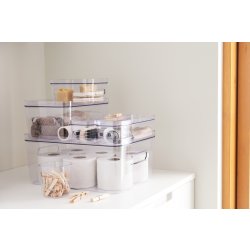 Compact Clear förvaringslåda Slim, 1,3 L