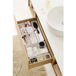 Compact Sort förvaringslåda, vit, 30x10cm