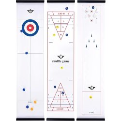 3-i-1 spelbox - Curling, Shuffle, Bowling