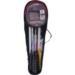 Badmintonset inkl. racketar, bollar och nät