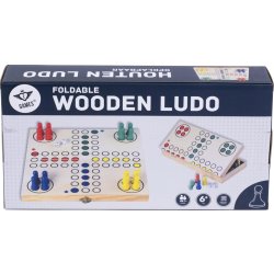 Brädspel Ludo 30x30 cm, Vikbart