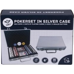 Pokerset i väska inkl. 200 chips