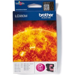 Brother LC980M bläckpatron, magenta, 260 s