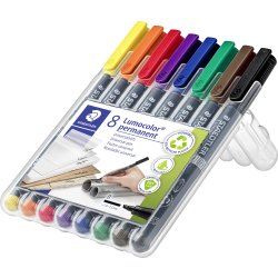 Staedtler 314 Permanent Marker | 8 färger