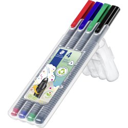 Staedtler Triplus Fineliner | 4 färger