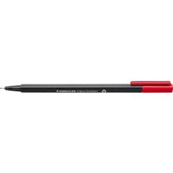 Staedtler Triplus Fineliner 334, fiberpenna, röd
