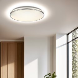 Fancy LED-plafond, Ø33 cm, Vit