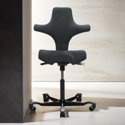 Kontorsstol HÅG Capisco8106 Svart/Svart Normal gas
