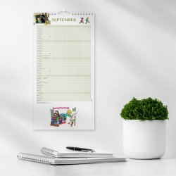Burde 2026 Familjekalender, Ilon Wikland