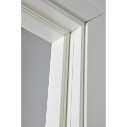Självhäftande tätningslist, P-formad, vit, 6 m