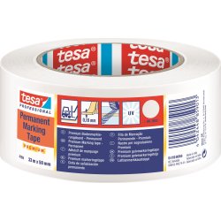 tesa golvmarkeringstejp, 50 mm x 33 m, vit