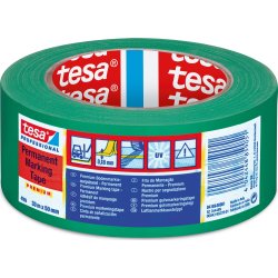 tesa golvmarkeringstejp, 50 mm x 33 m, Grön