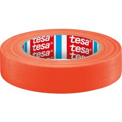 Tesa självlysande eventtejp, 25mm x 19m, orange