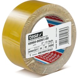 tesa slitstark golvmarkeringstejp, 50mm x 20m, gul