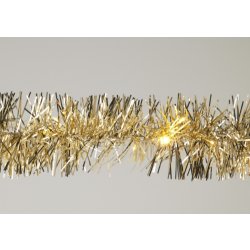 Ljusslinga med LED, 10 m, champagnefärgad