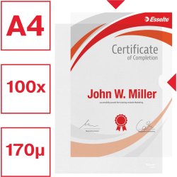 Esselte Premium chartek A4, 0,16mm